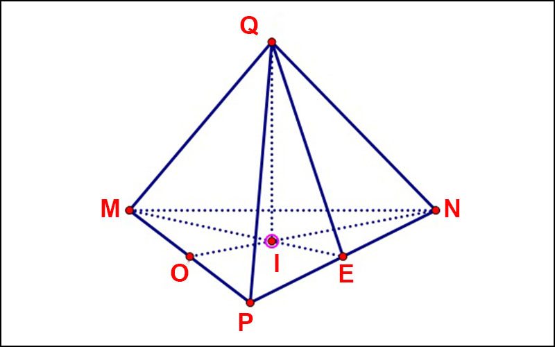 Cách vẽ hình chóp tam giác đều